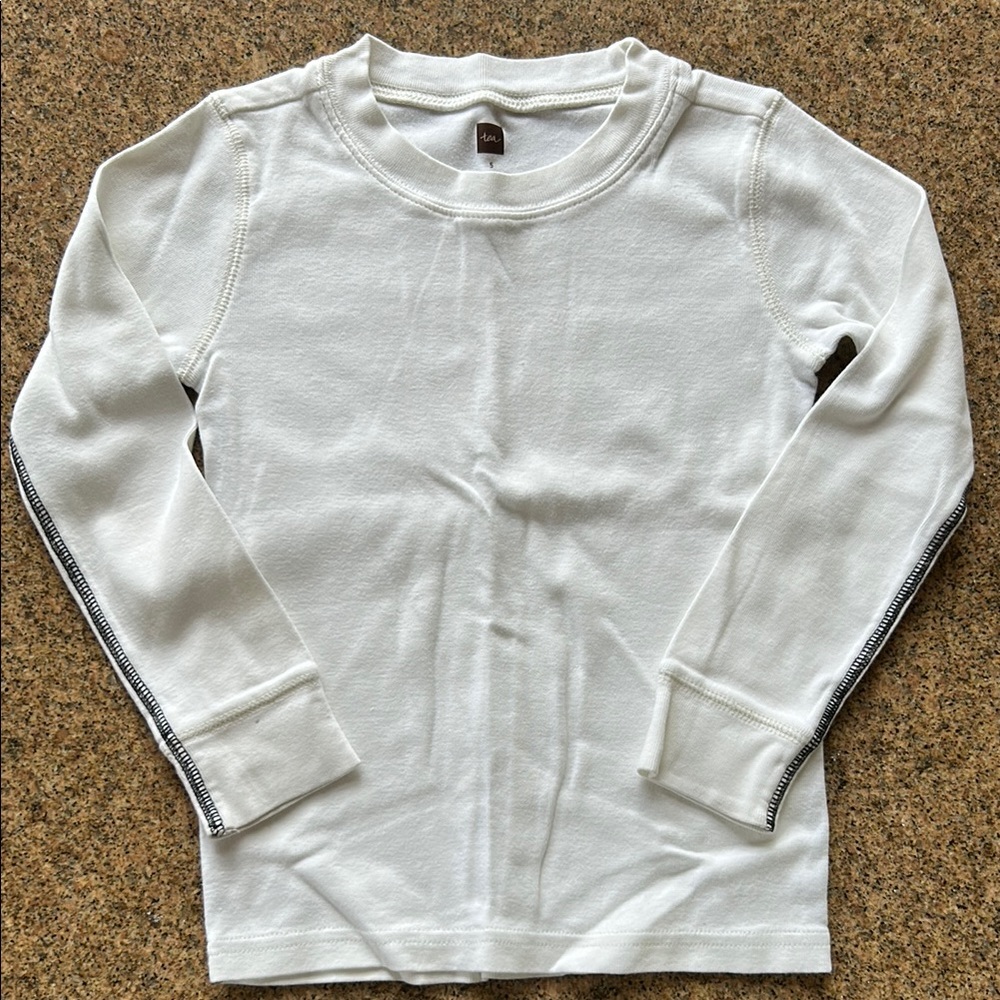 Tea Collection White Long Sleeve Tee
